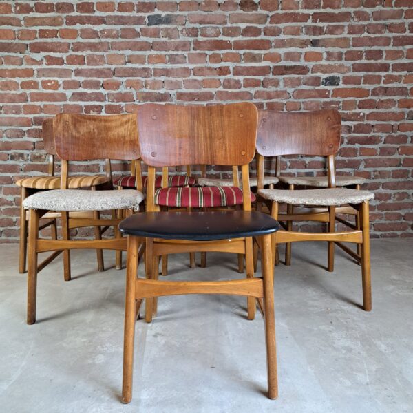 sedie pranzo design scandinavo anni 60 teak