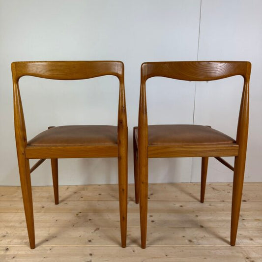 sedie pranzo design scandinavo anni 60 originale