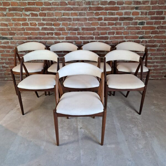 sedie tavolo pranzo design danese anni 60 teak