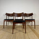 set 4 sedie teak funder schmidt madsen vintage