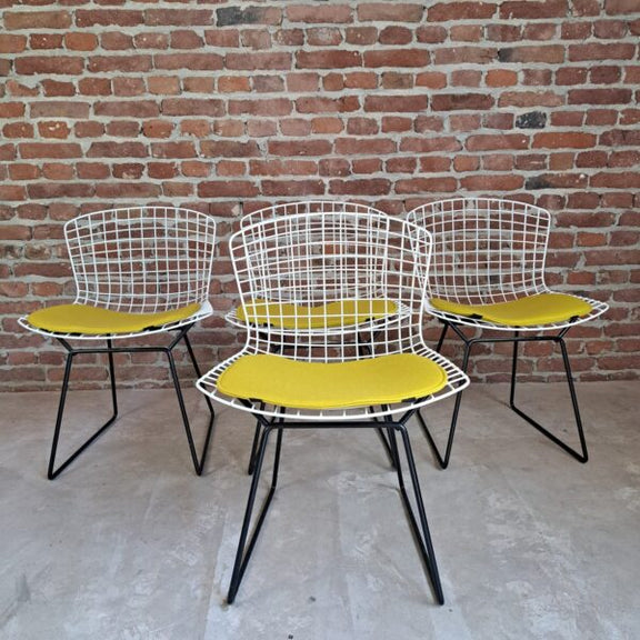 set quattro sedie harry bertoia knoll