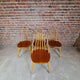 set quattro sedie legno svezia 1960 vintage