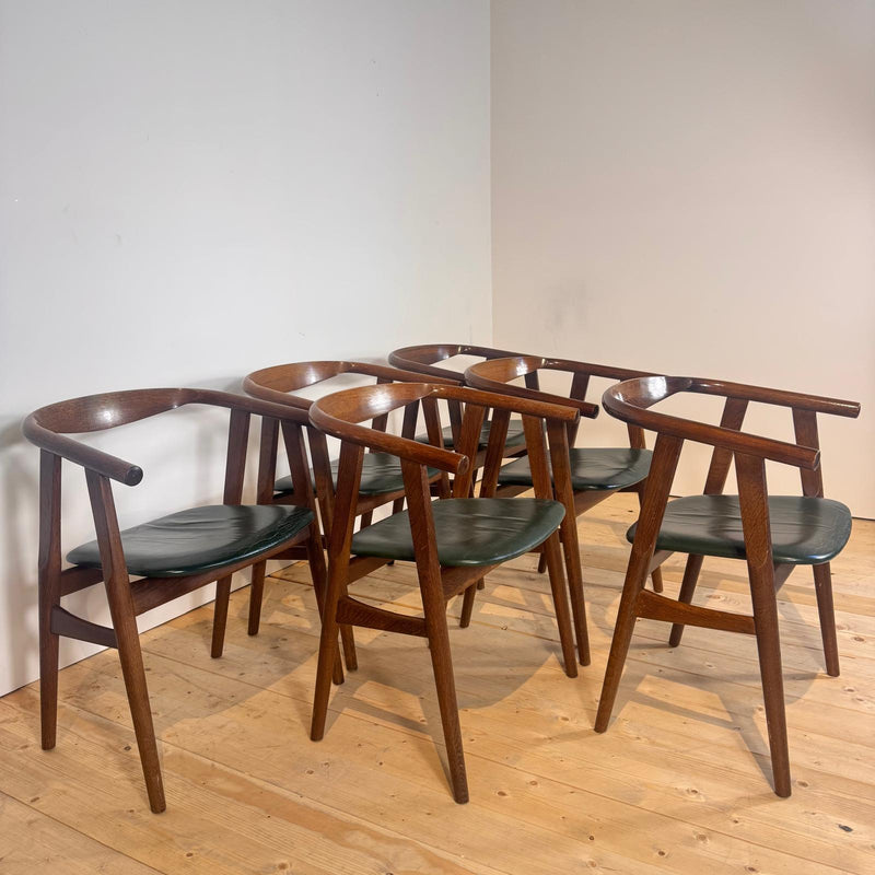 Set di 6 sedie GE-525 di Hans J. Wegner, anni ’60