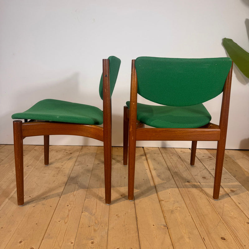 Set di 6 sedie in teak model 197 di Finn Juhl, anni ’60