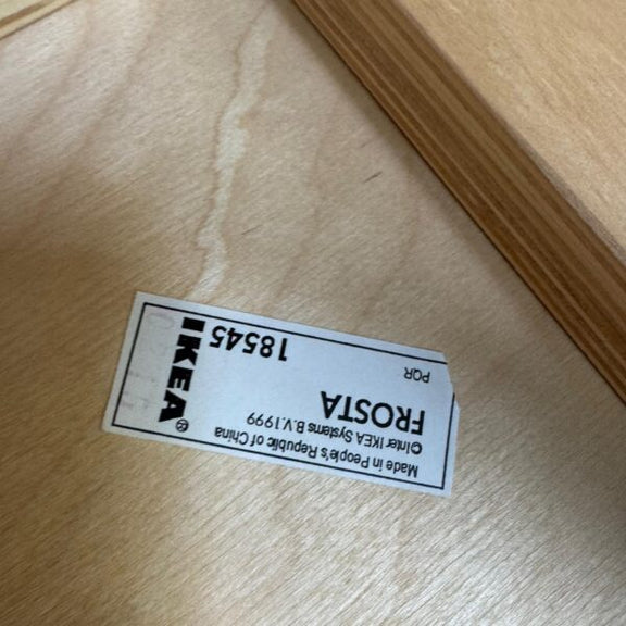 sgabello artigianale legno quercia design rustico