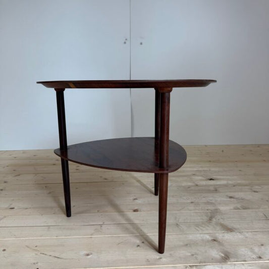 side table quadrato rosewood design scandinavo