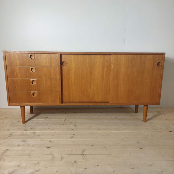 sideboard danese teak christensen jun frontale