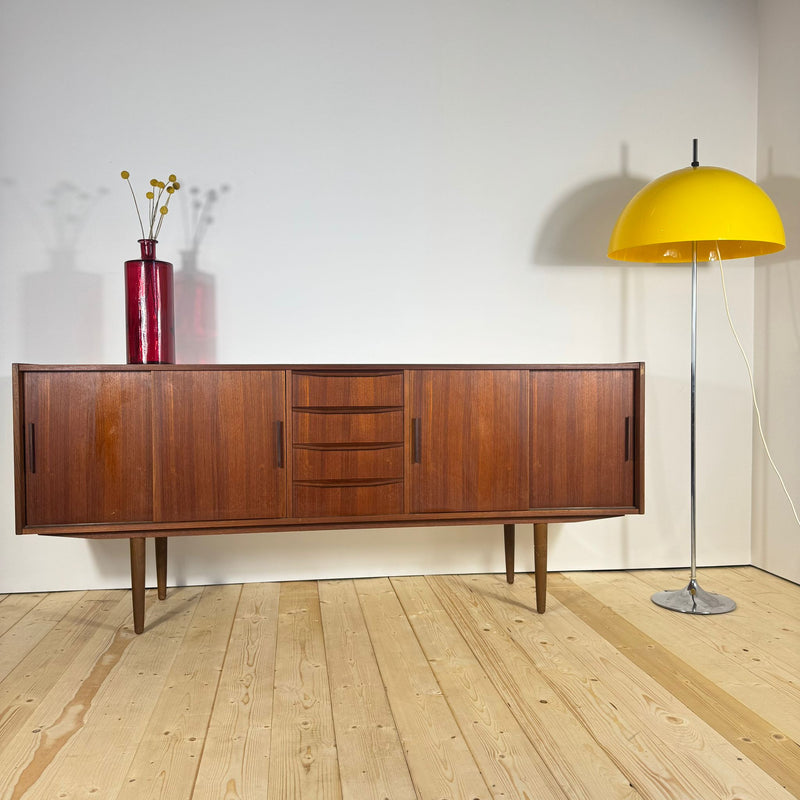 sideboard vintage completo ante scorrevoli e cassetti