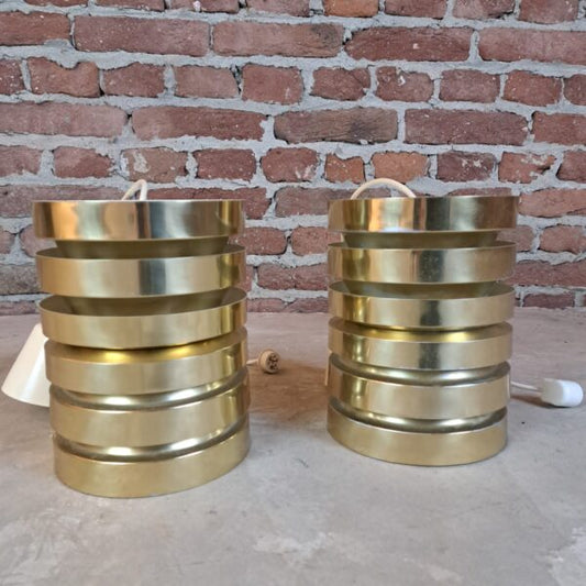 sospensione svedese design carl thore metallo dorato