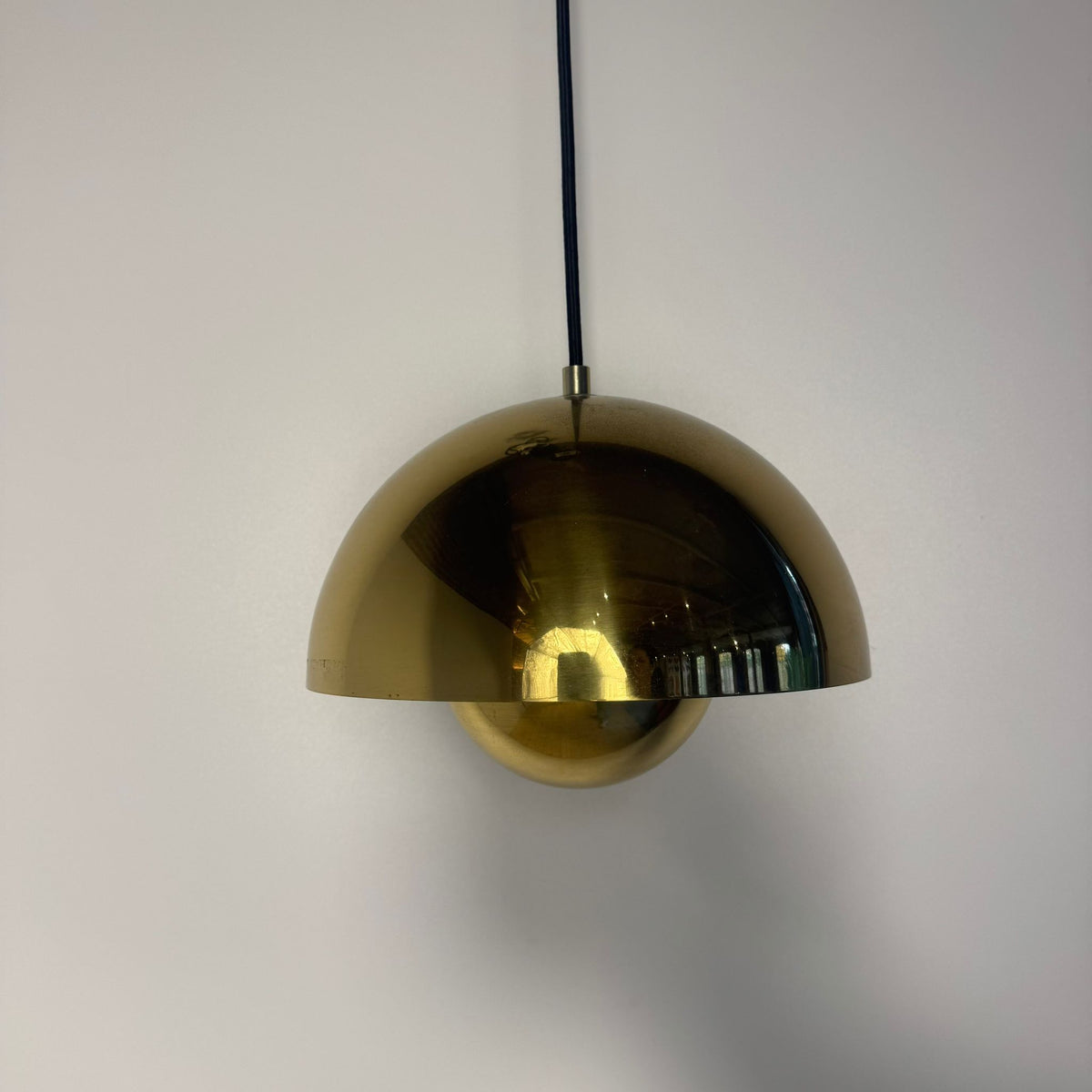 sospensione vintage oro design danese