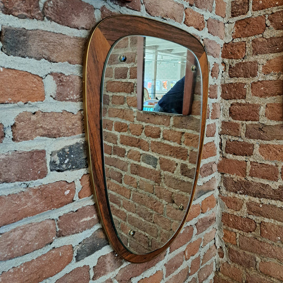 specchio da parete palissandro vintage stov furniture