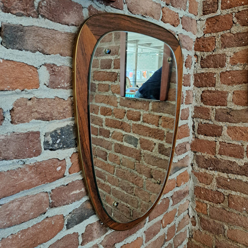 specchio da parete palissandro vintage stov furniture