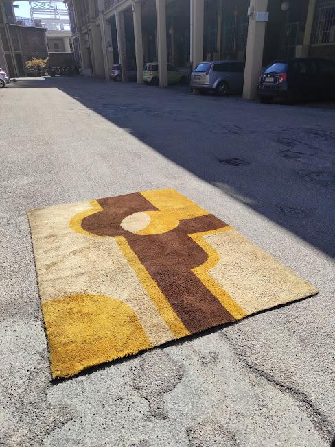 tappeto vintage danimarca 1960 design scandinavo