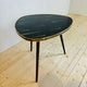 tavolino caffe vetro legno nero vintage germania