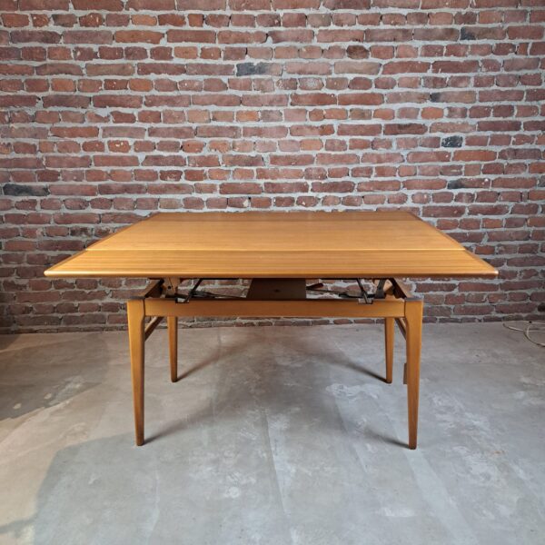 tavolino elevabile allungabile mid century modern