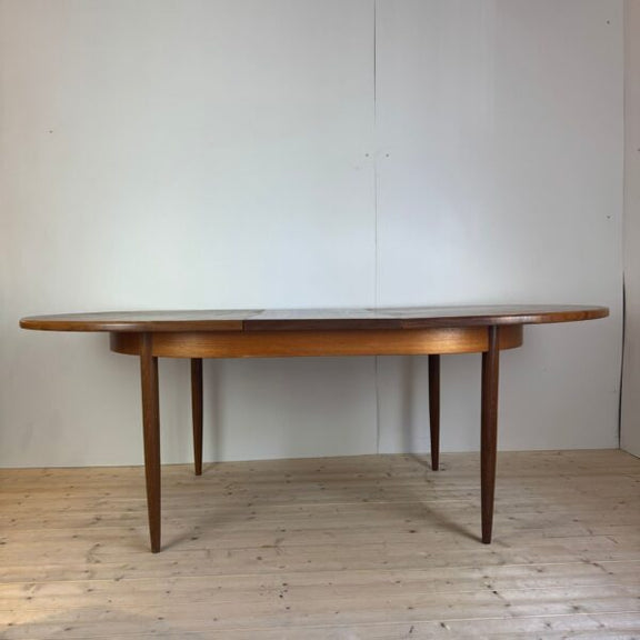 tavolo da pranzo teak danimarca vintage 1960