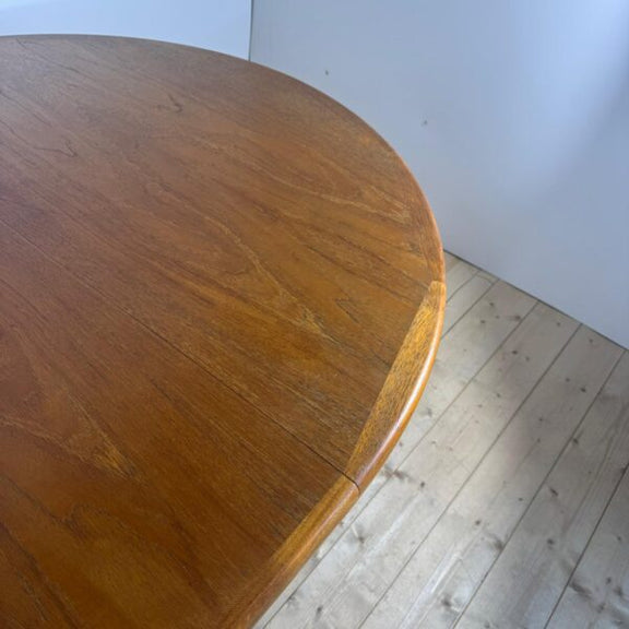 tavolo pranzo scandinavo legno teak estensibile