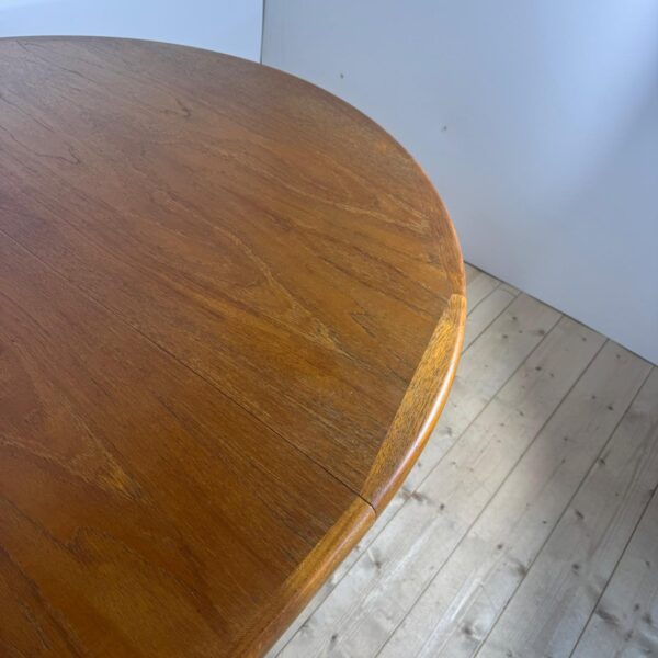 tavolo pranzo scandinavo legno teak estensibile