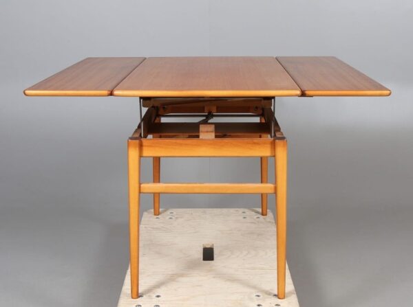 tavolo pranzo trasformabile design scandinavo anni 60