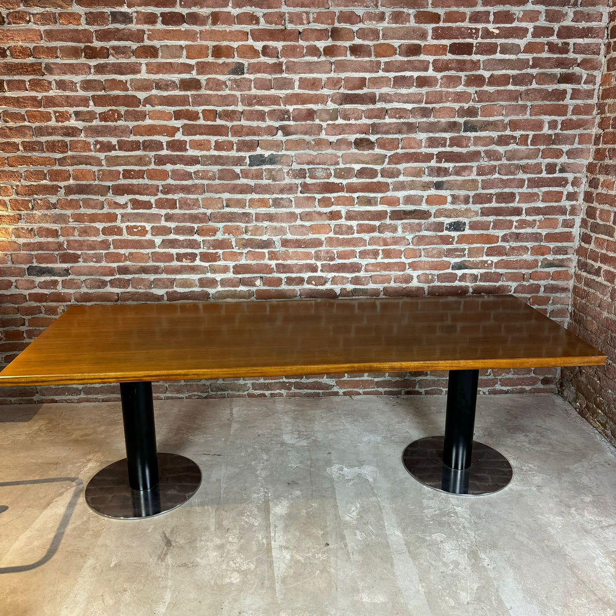 tavolo riunione vintage 220 cm design italiano