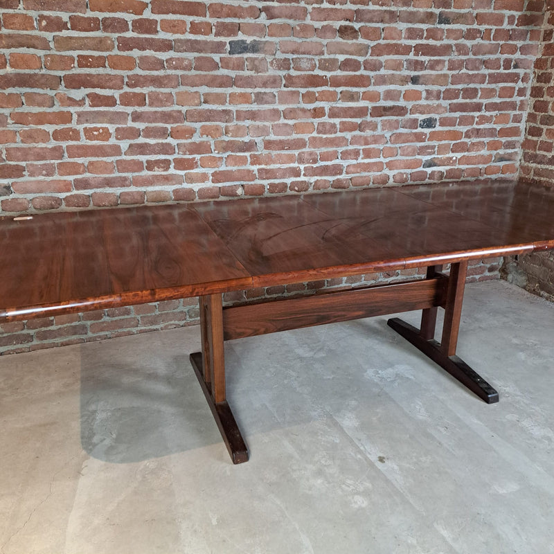 tavolo vintage rosewood design scandinavo lusso