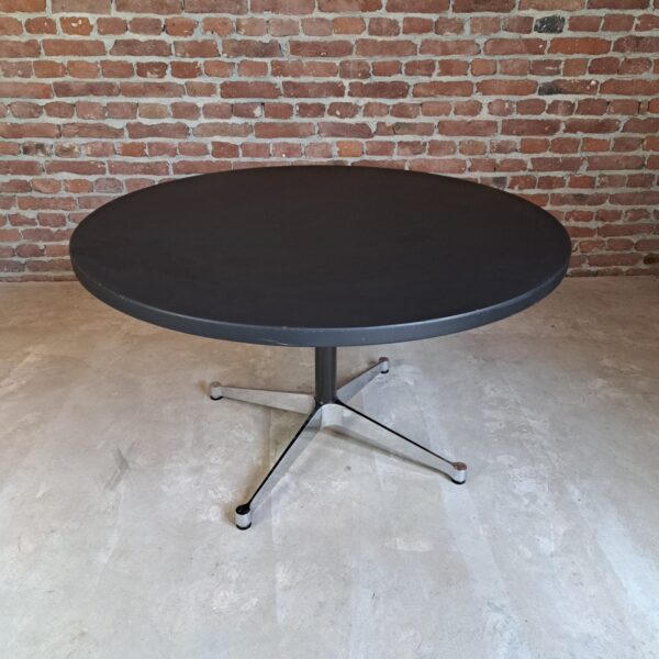 tavolo vitra charles ray eames vintage anni 60 nero