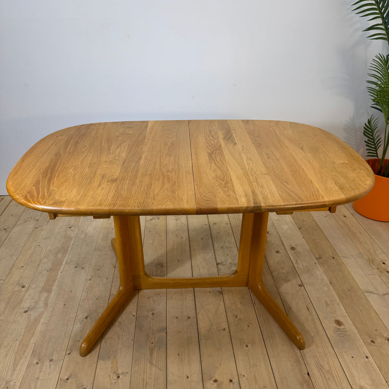 Tavolo da pranzo allungabile in teak, Danimarca 1960