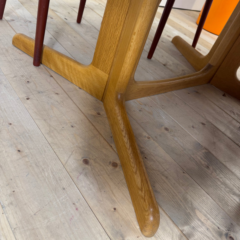 Tavolo da pranzo allungabile in teak, Danimarca 1960