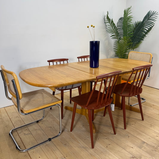 Extendable teak dining table, Denmark 1960