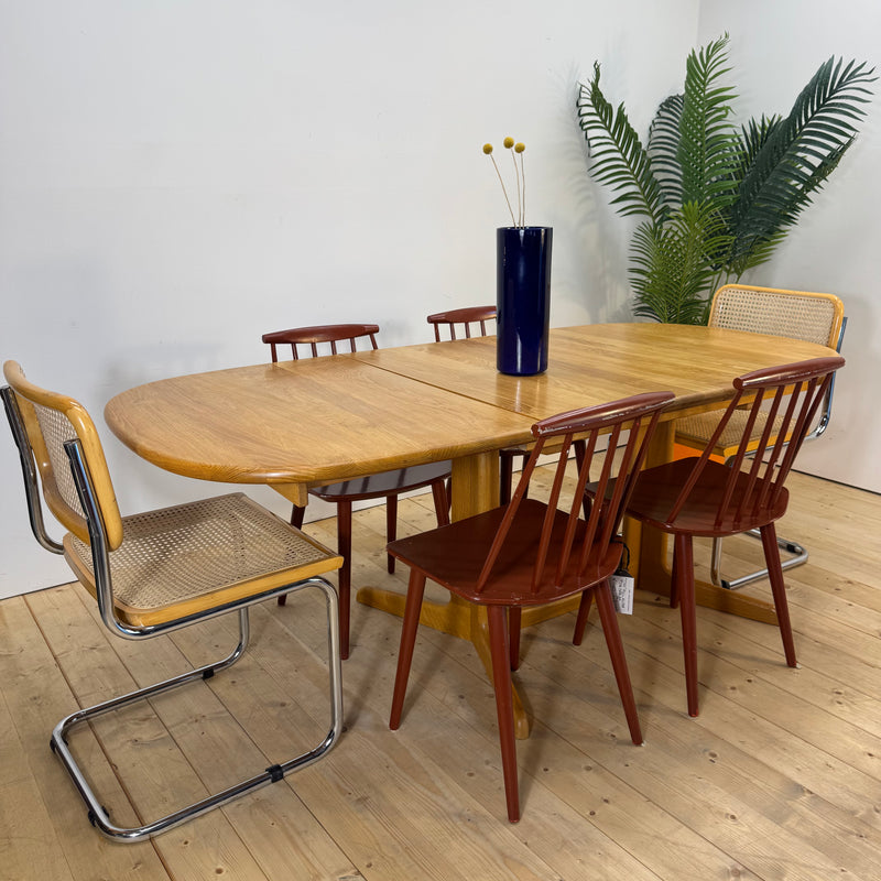 Tavolo da pranzo allungabile in teak, Danimarca 1960