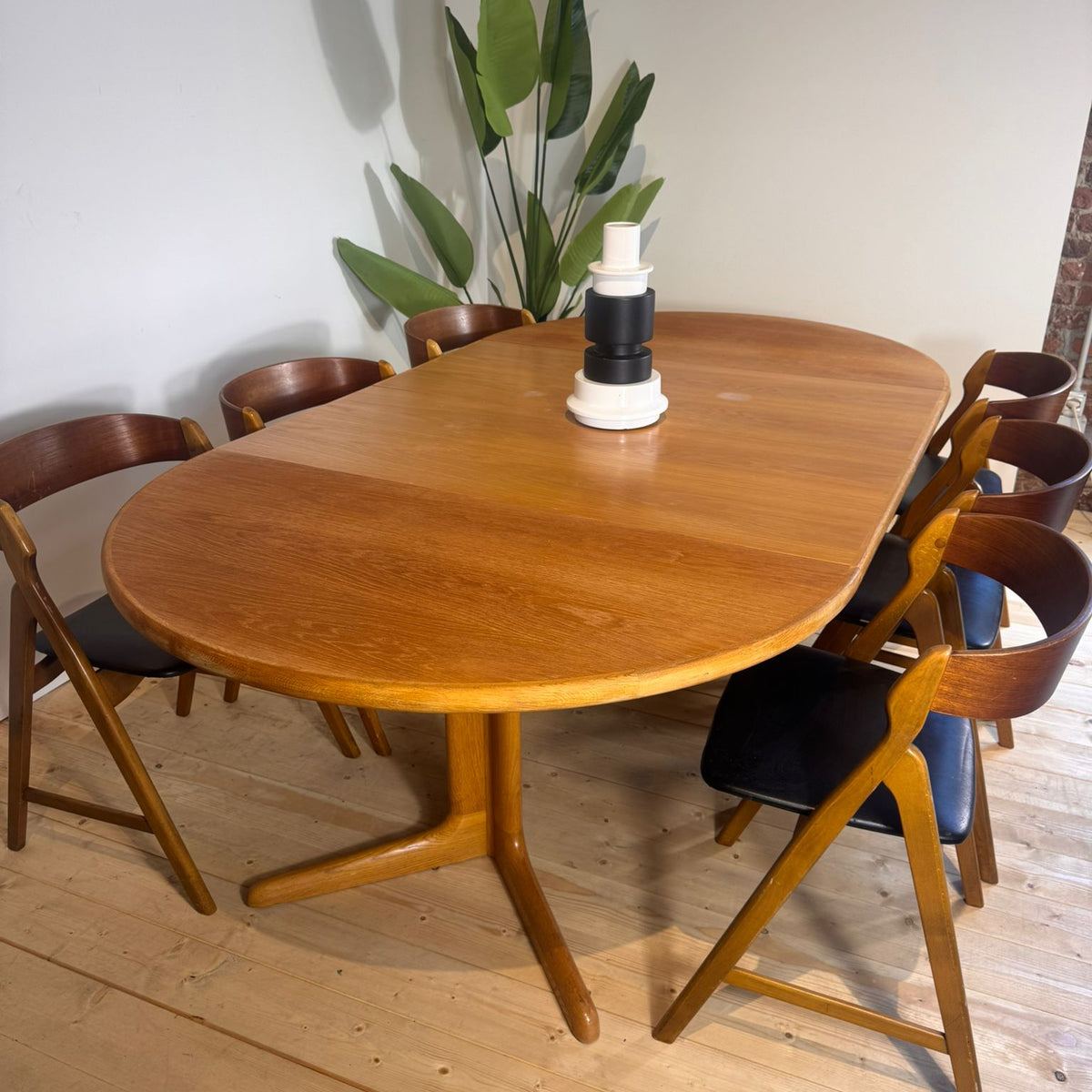 Tavolo rotondo Skovby Møbelfabrik in teak, anni ’60
