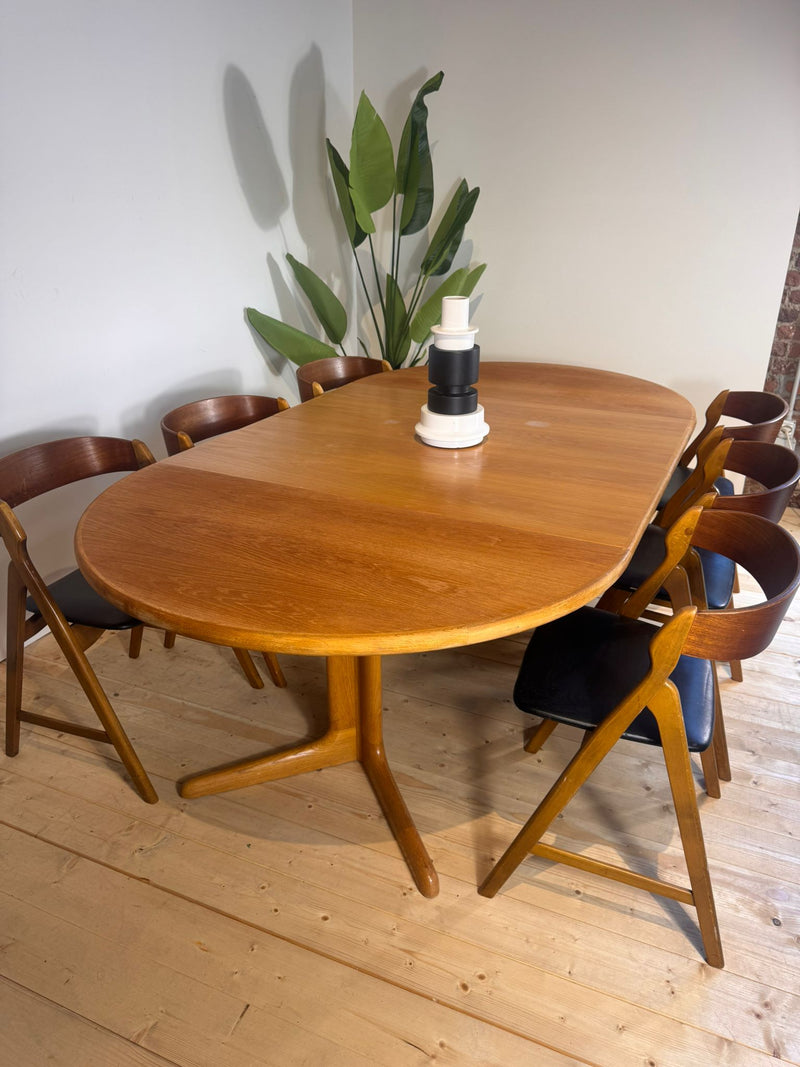 Tavolo rotondo Skovby Møbelfabrik in teak, anni ’60