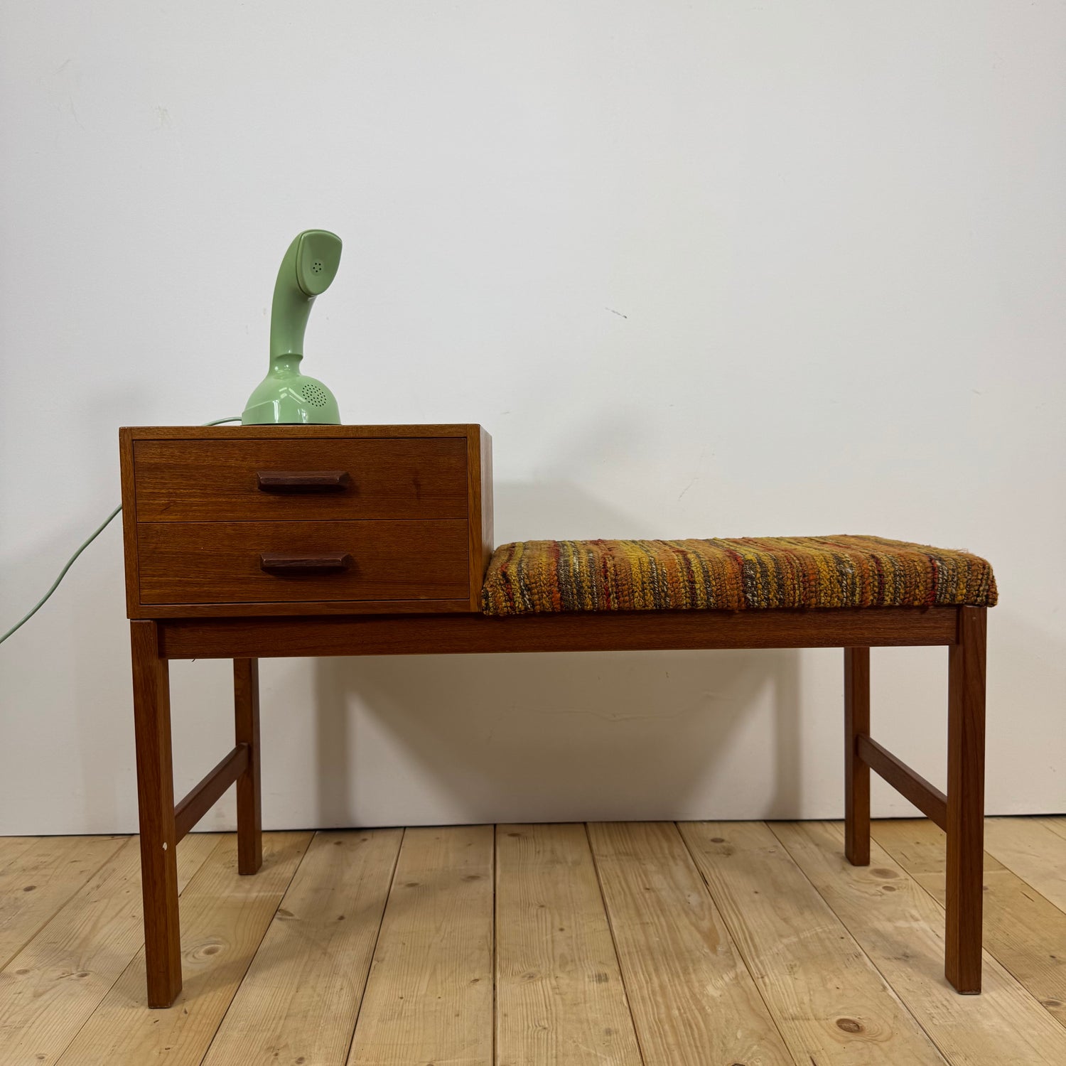 Telephone Bench in teak, Denmark 1960