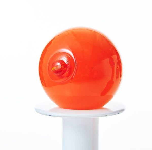 vaso da terra kastrup holmegaard rosso bianco blu