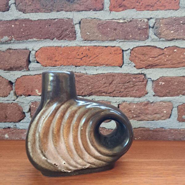 vaso walter becht west germany terracotta marrone anni 70