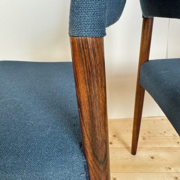 vista laterale sedie vintage teak schou andersen stov