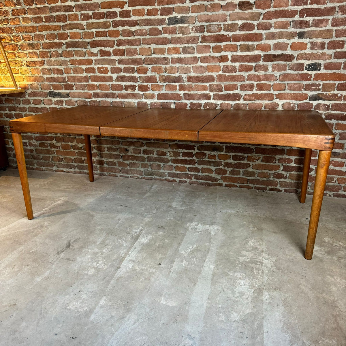 Tavolo da pranzo in teak, Henry Walter Klein per Bramin, Danimarca 1960